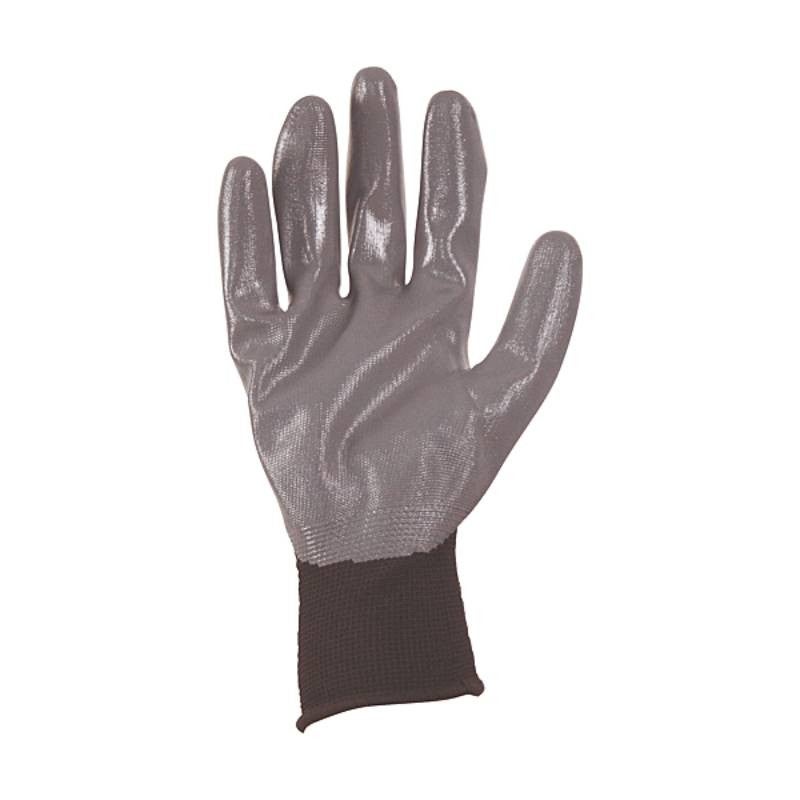 GANT TRICOT POLYESTER AVEC PAUME NITRILE Noir/Gris - DELTA PLUS - Taille XL-10 - 2