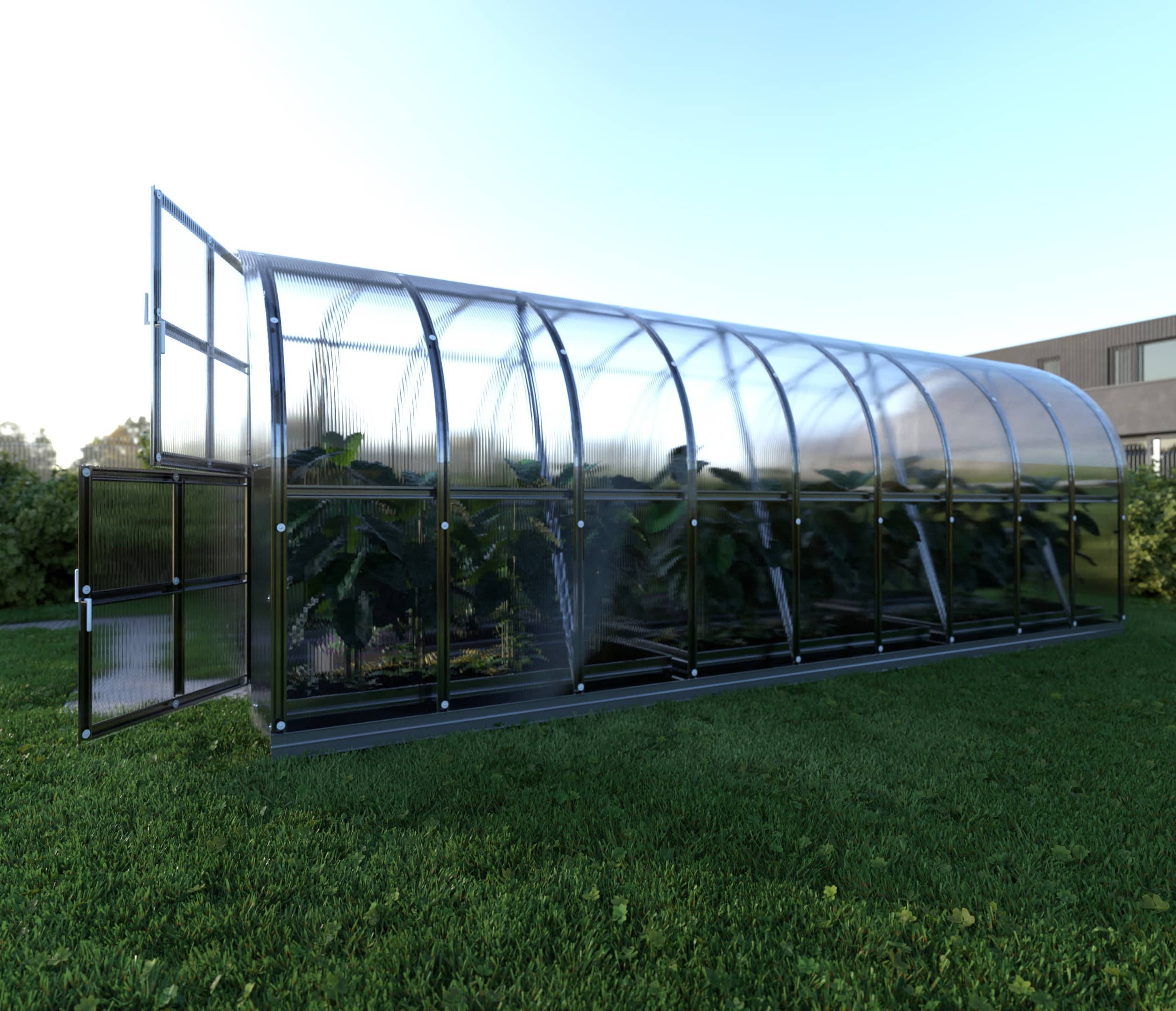 Serre de jardin KLASIKA ARCH 3 x 6 m (18 m²), 4 mm avec revêtement en polycarbonate - 3