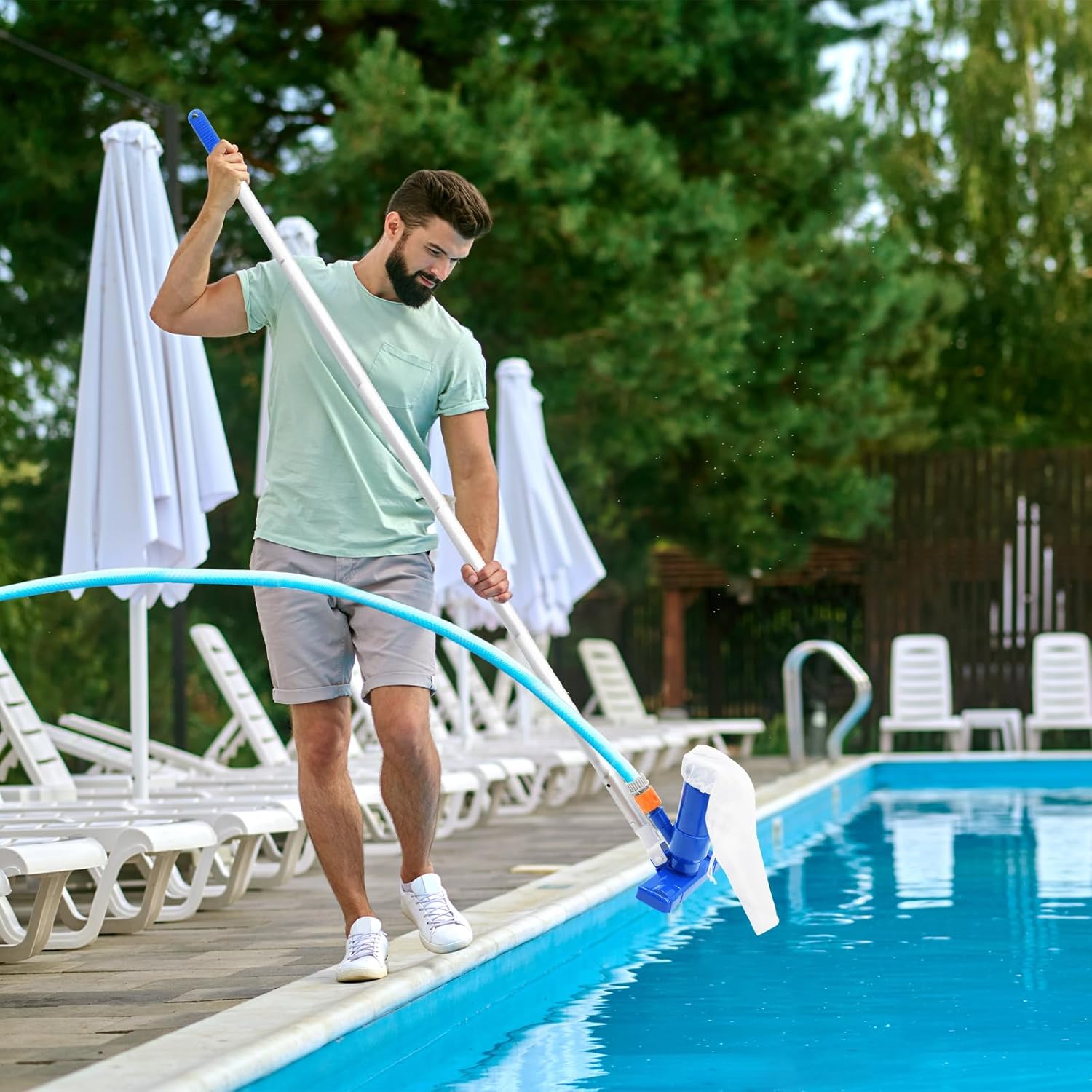 VEVOR Recinzione Di Sicurezza Per Piscina 1,2x29 M – Rimovibile, In PVC Con Telaio In Alluminio Per Bambini E Animali