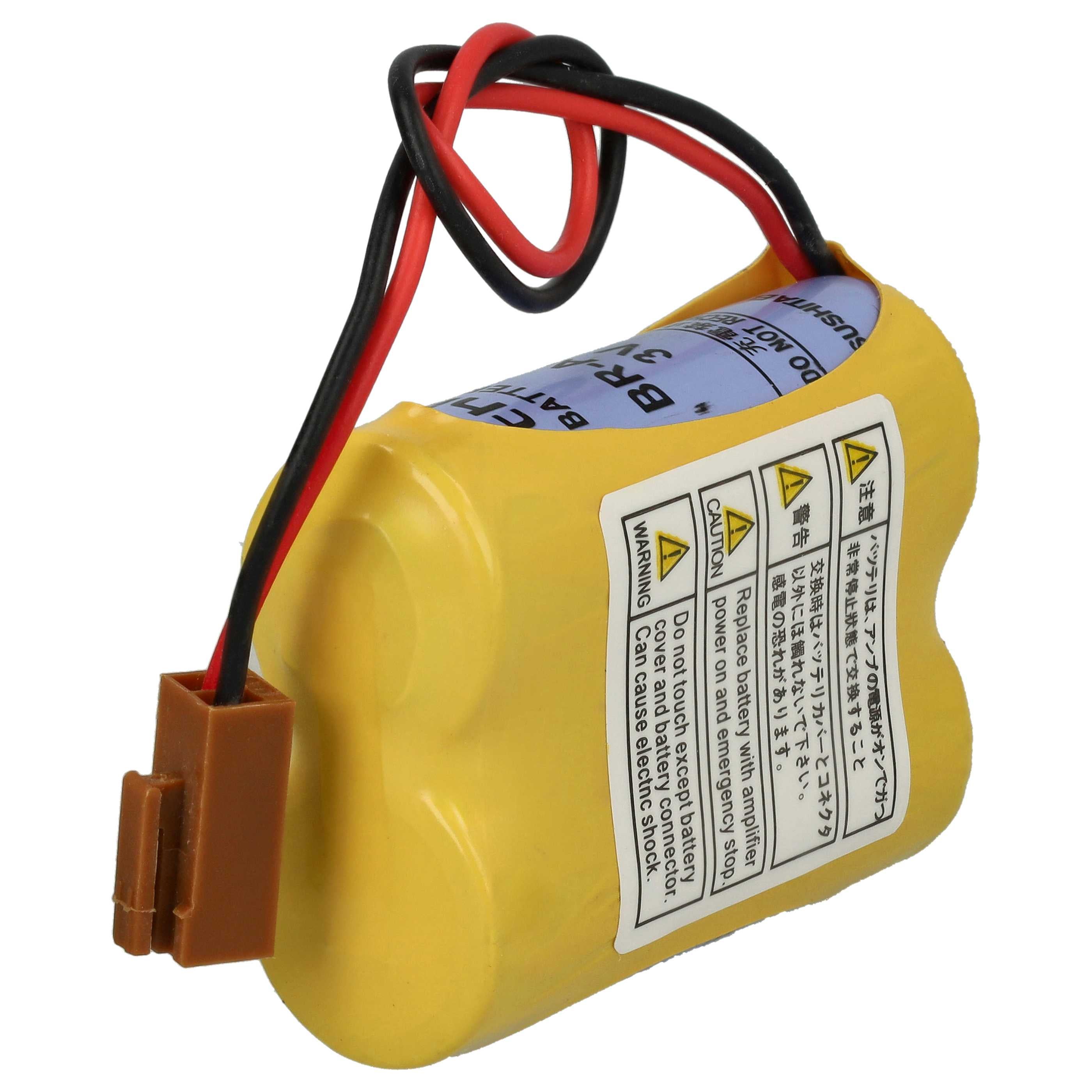 vhbw Batterie compatible avec Ge Fanuc A06 programmable logic, A98L00310011 PLC Contrôleur Logique Programmable (2200mAh, 6V, Li-MnO2) - 2