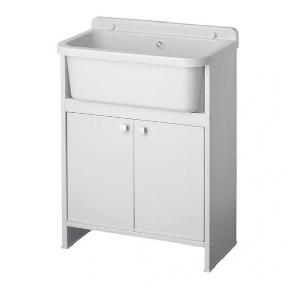 Assemble Lababo Lavabo intérieur/extérieur Negrari Pancrazio 5001PMC assemblé 55x34 h ...