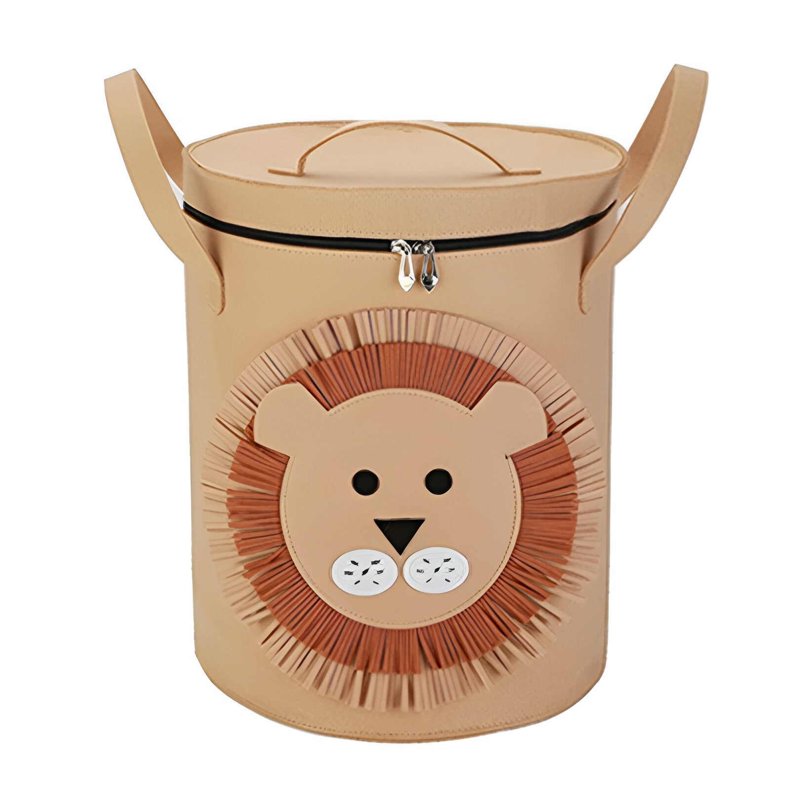 Cutie de depozitare 2 in 1 Flippy, impermeabila, maro, cu manere, 40 cm
