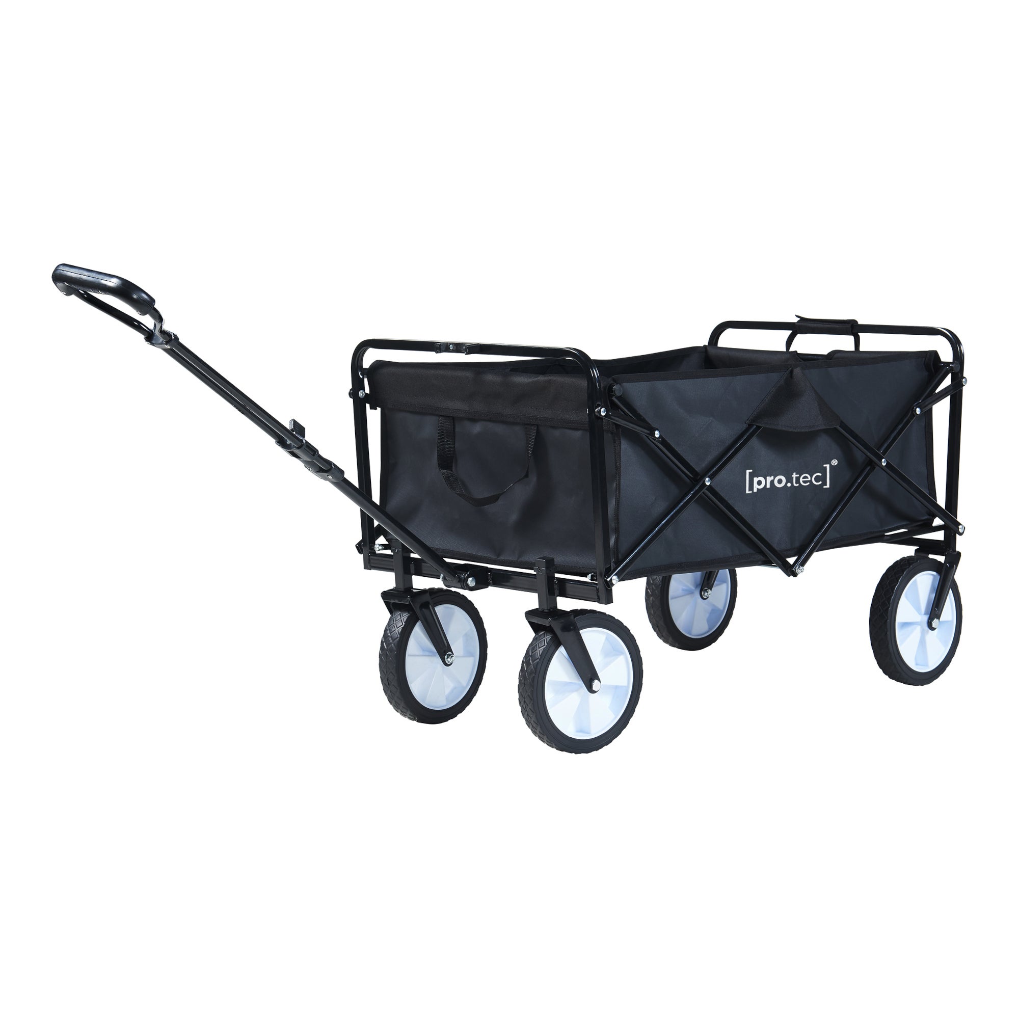 Chariot de jardin Stenlille pliable capacité de charge 80 kg noir pro.tec - 4