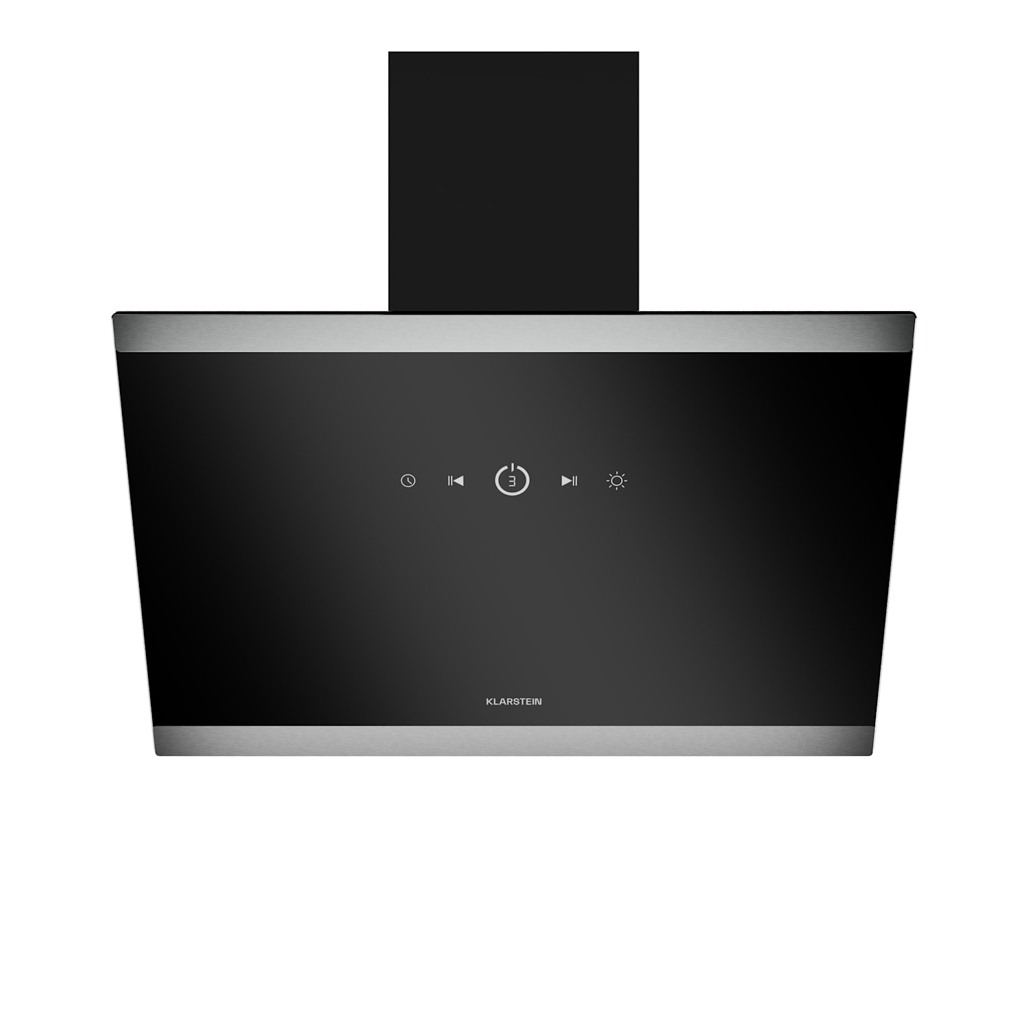 Klarstein Campana Extractora Flashline, A++, 578M³/H, 3 Niveles, Táctil, Silenciosa, Led, Extracción/Recirculación, 100 W Negro , Leroy Merlin