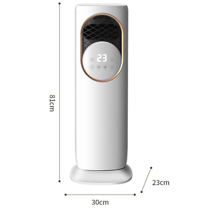 Climatiseur 5-en-1 Eisnebel Chauffage Fonction Vent 180° Silencieux Rafraîchisseur d’Air Ioniseur Portable Maison - 5