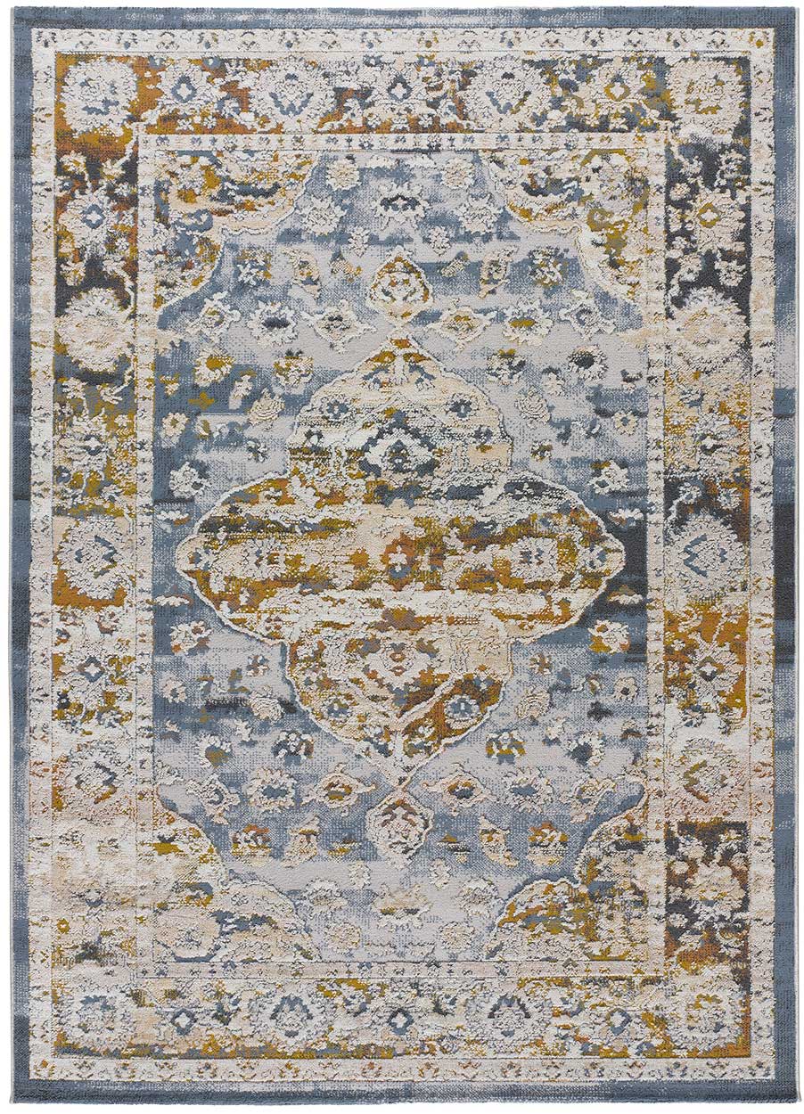 Tapis intérieur multicolore rectangulaire l.77 x L.150 cm SPRINGS vintage - ATTICGO - 2