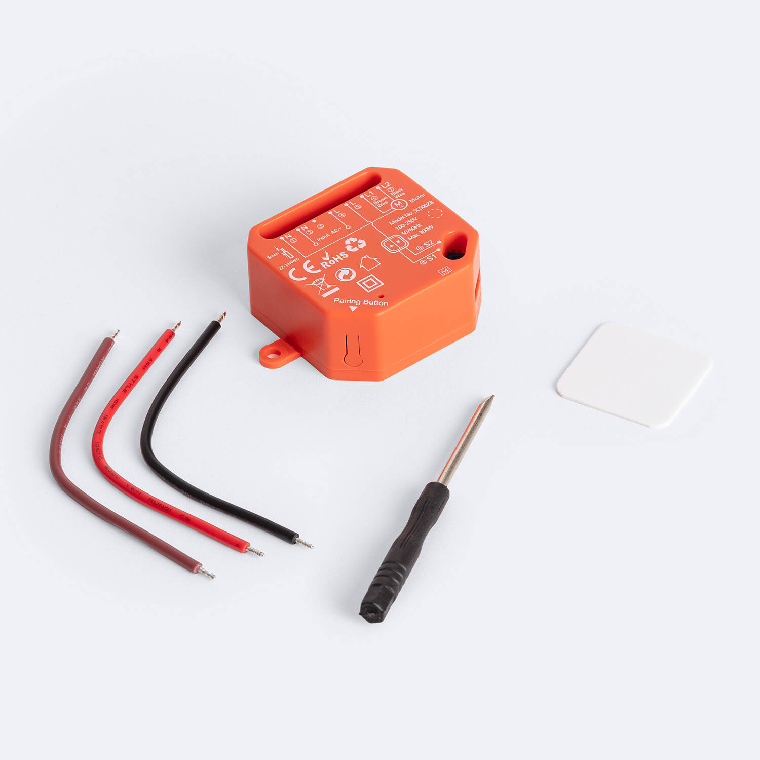 Interrupteur Volet WiFi ZigBee Rouge - 6