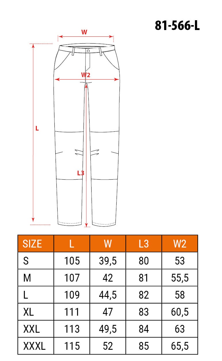 Spodnie robocze softshell, r. L NEO TOOLS - 3
