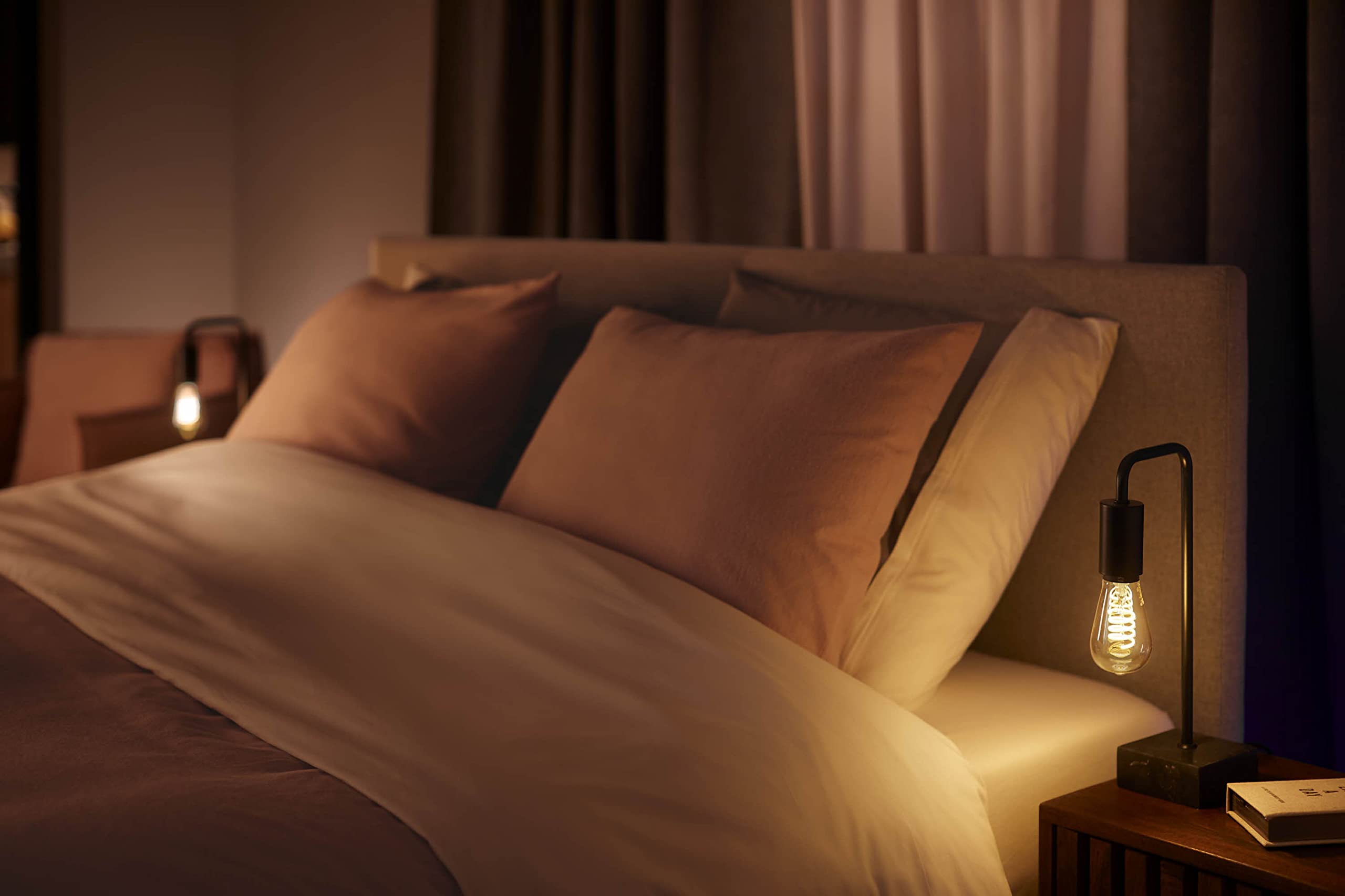 Philips Hue White Ambiance, lampadina LED connessa con filamento E27 ST64, compatibile Bluetooth, funziona con Alexa, Google e HomeKit - 9