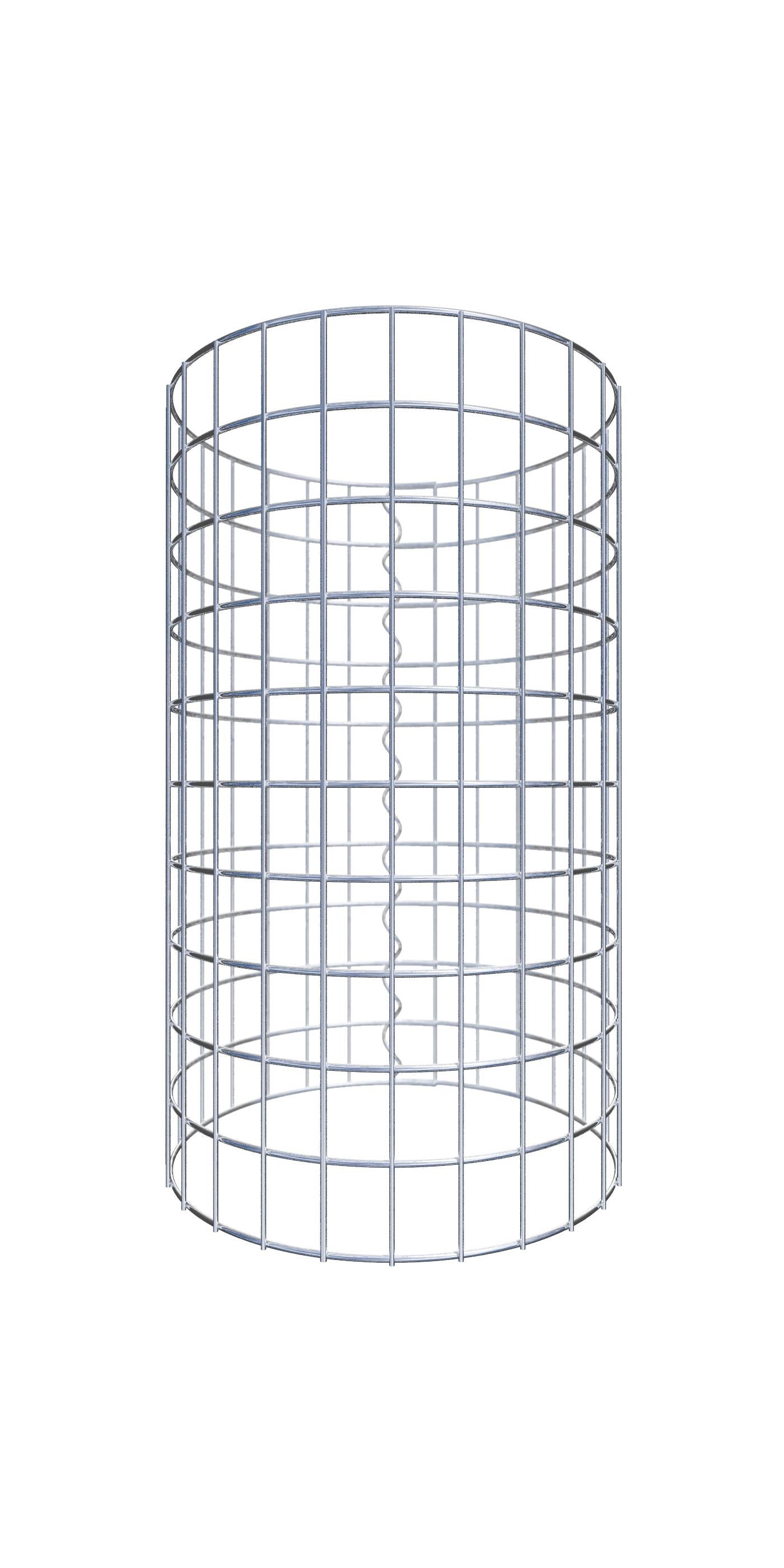 Kolumna gabionowa średnica 42 cm MW 5 x 5 cm okrągła - wysokość: 50 cm