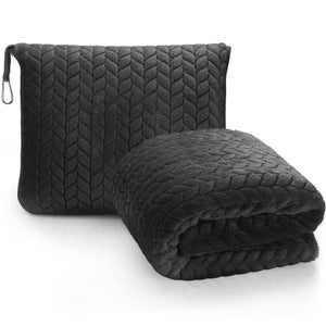 BOACAY Couverture De Voyage Douce Et Chaude Pour Avion Et Voiture