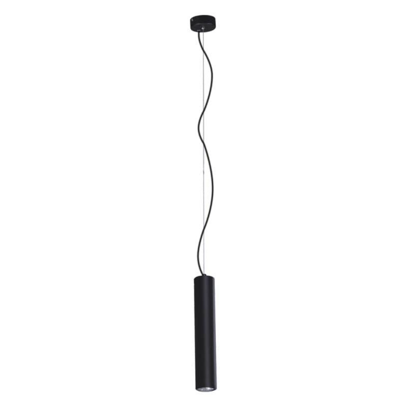 Lampa sufitowa wisząca Mile czarna 1xGU10x50W nowoczesna wym: 110 x 8 x 8 cm metal Kaja