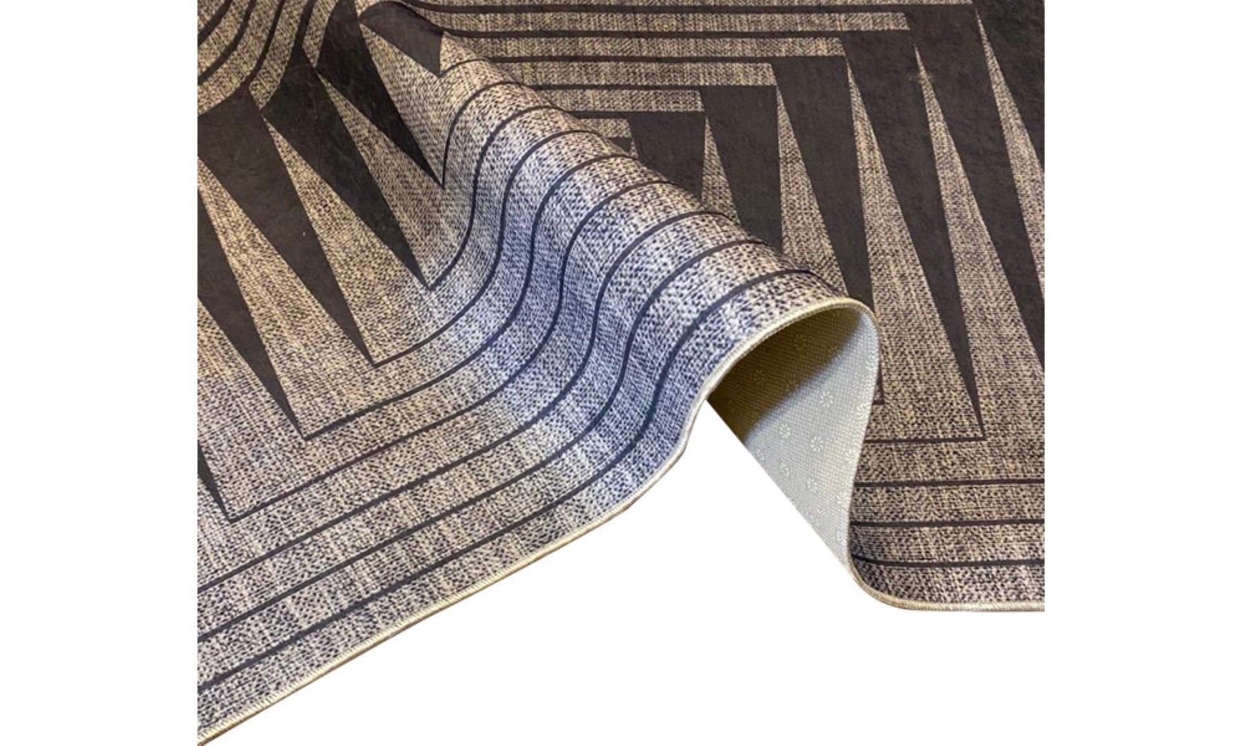 Tapis d'intérieur MAYA 160 x 230 cm - Gris - Mani Textile - 3