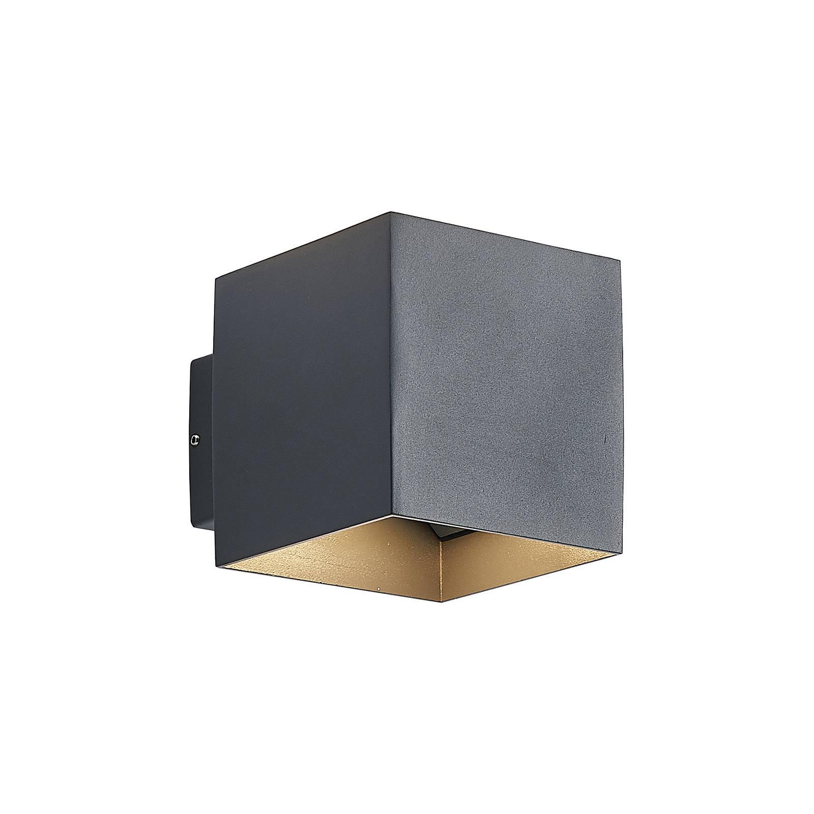 Lindby, applique d'extérieur LED Esani, anthracite, orientable vers le ...