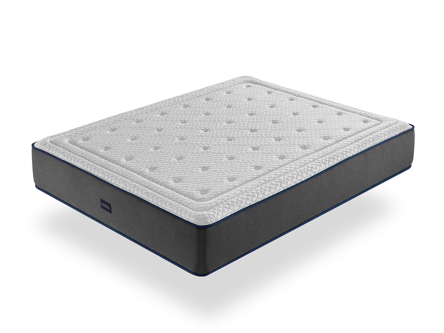 Colchon de espuma con viscoelastica 100x200 olympo spring, altura 30 cm, viscoelastica, ergonomico, hibrido y muelles. firmeza 3/5 media