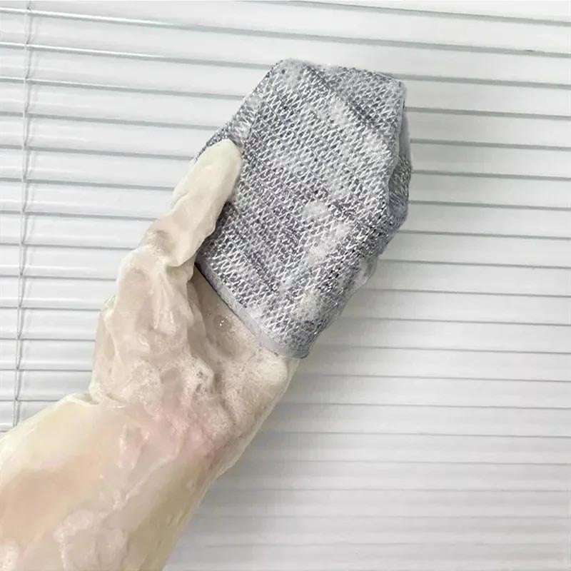 100 piezas de tela de limpieza milagrosa de alambre multipropósito, trapos de lavado de alambre de malla Mesh Microfibra Tabla para cocina - 7