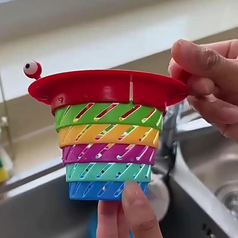Passoire D’évier Avec Bouton Pression – Filtre Suspendu Pratique Pour évier De Cuisine