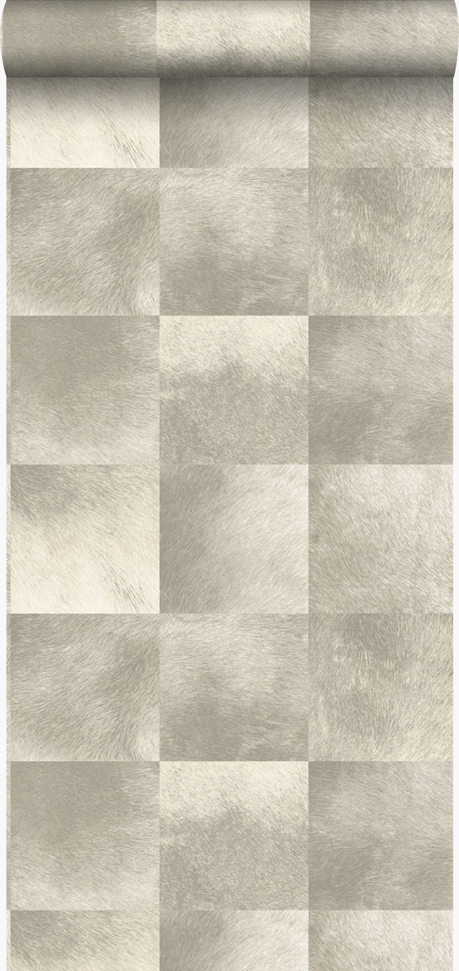 Papel pintado diseño de piel de animal beige - 53 cm x 10.05 m - origin wallcoverings