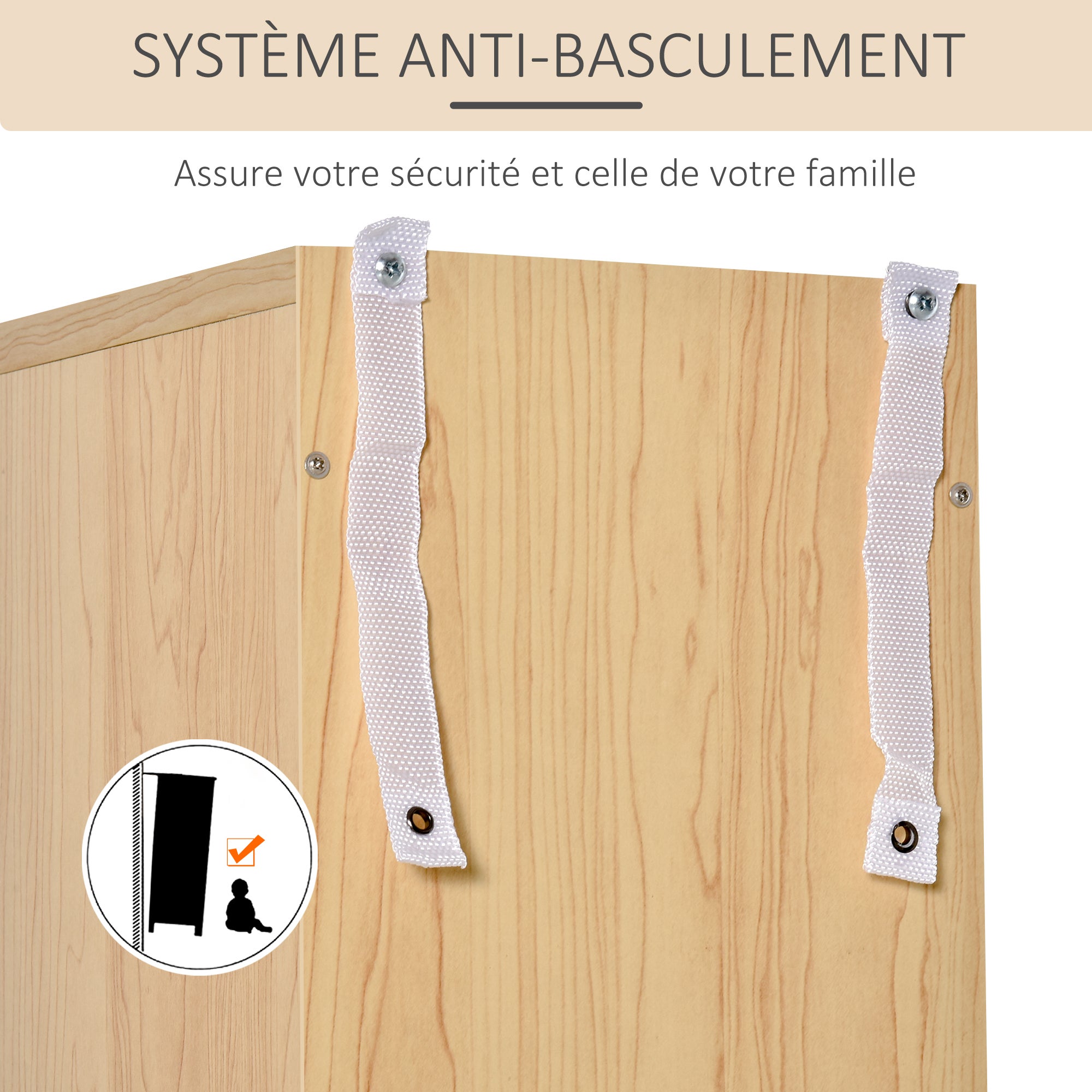 rangement pour cd et dvd Bois HOMCOM - 6