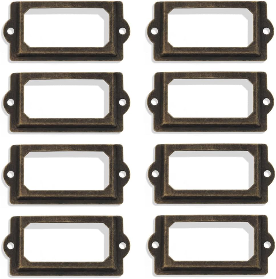 Lot De 10 Pendentifs/étiquettes Carrés 20mm En Laiton Vieilli Bronze – Pour Fabrication Bijoux