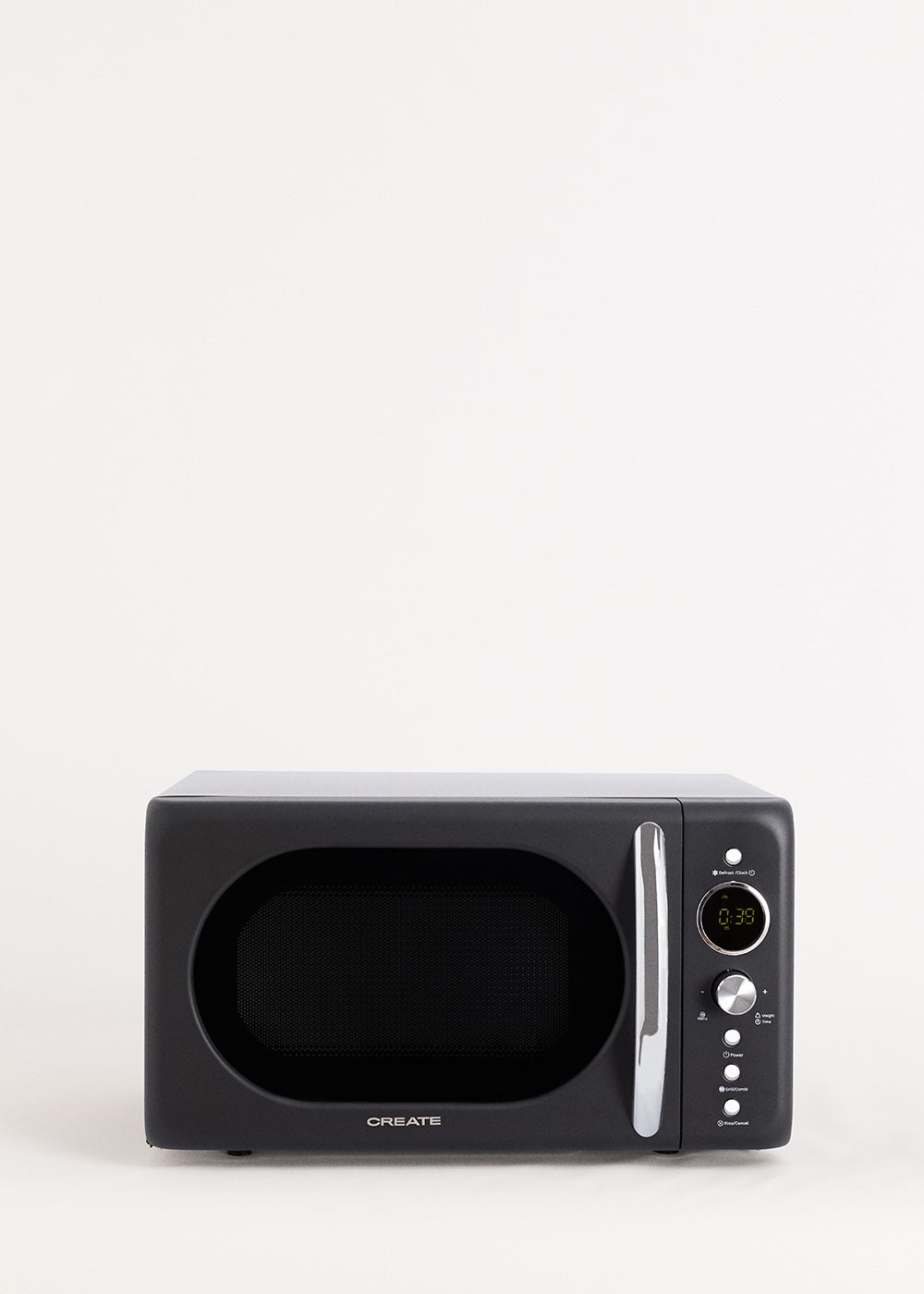 CREATE - MICROWAVE RETRO - Micro-ondes 20L gril numérique 900W- Noir - 6
