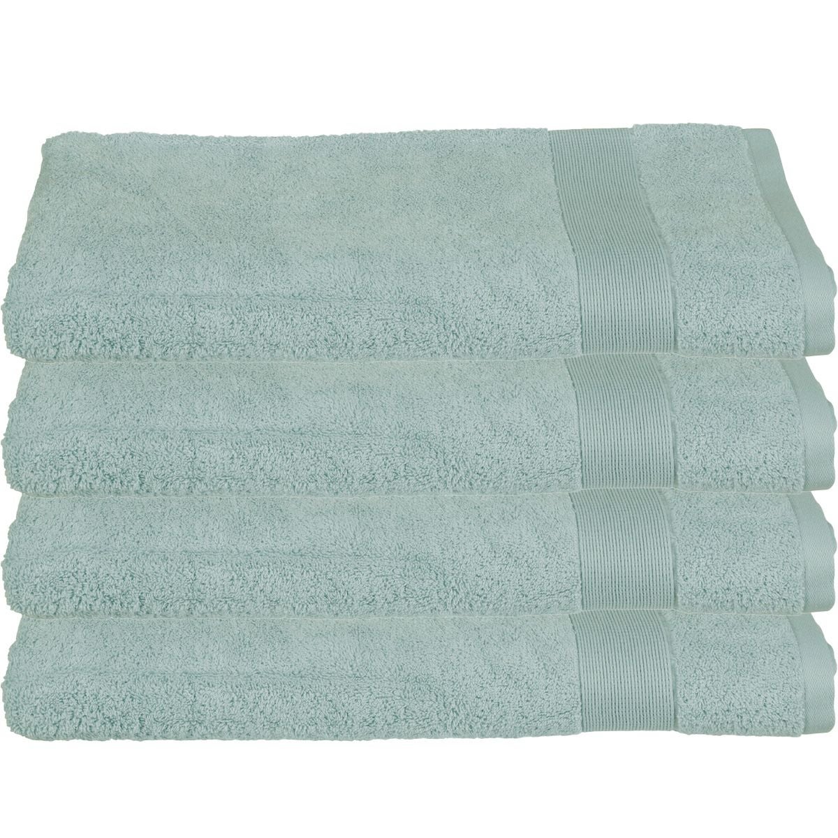 Lot De 4 Draps De Bain Extra Large 100% Coton Égyptien 100x200cm 600g/m² - TOWELBAY, Gris Anthracite
