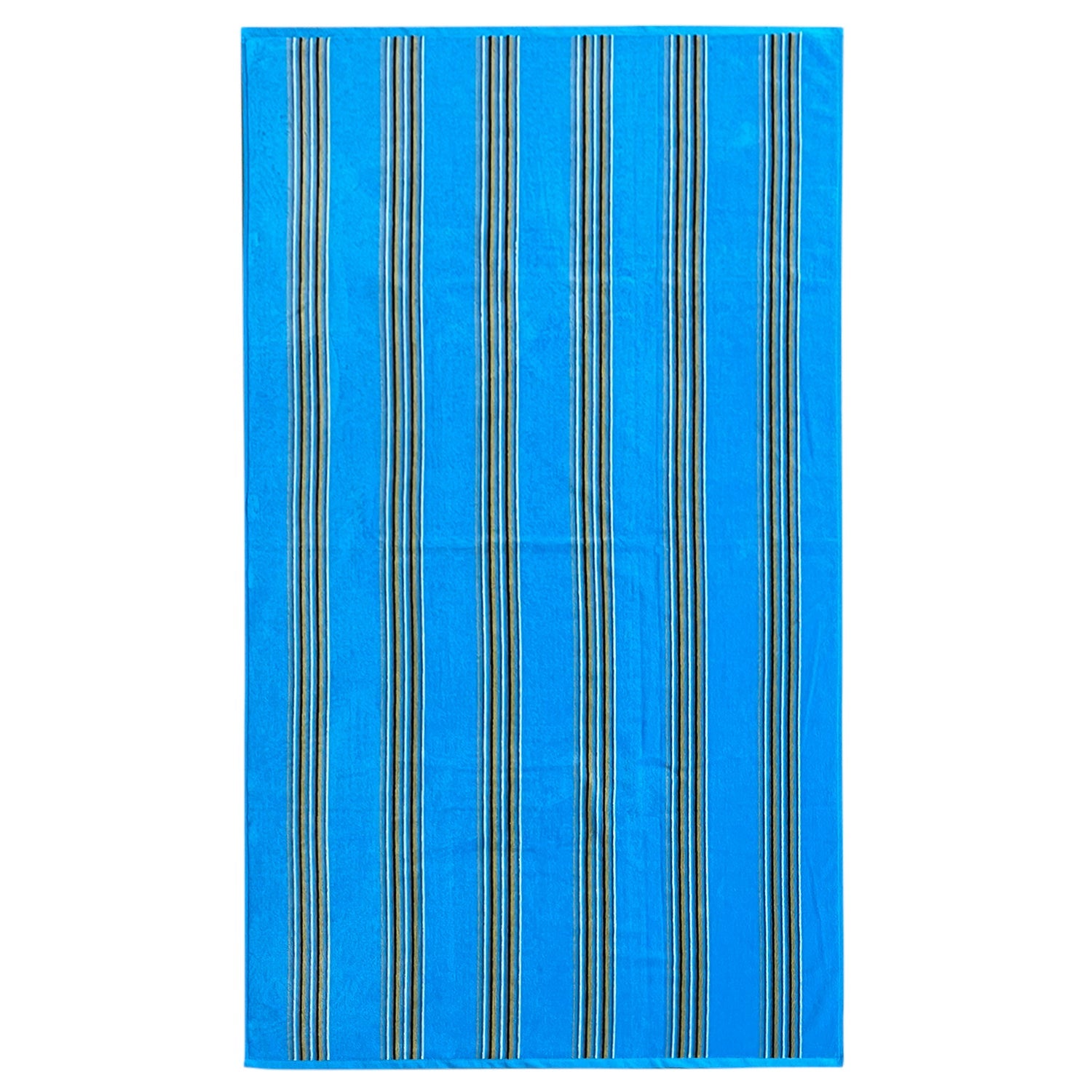 Serviette De Plage OM Allez 70x120 Cm - 100% Coton - Imprimé Club De Football