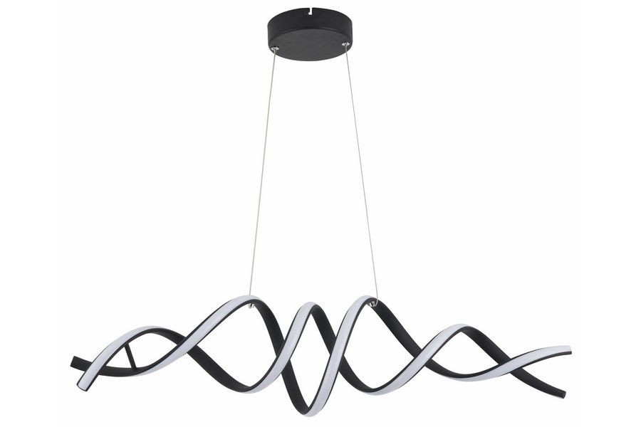 Lampa wisząca Quoto LED 40W Odcienie bieli 3200lm czarna wym: 120 x 80 x 20 cm Reality