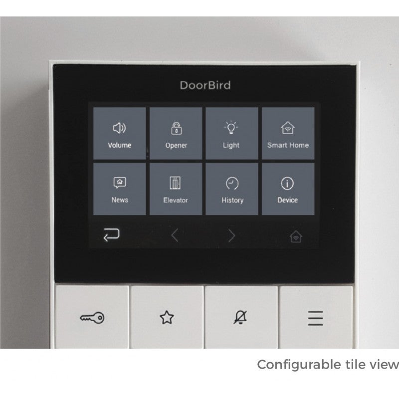 DoorBird IP Video Innenstation A1101 Interphone vidéo IP Wi-Fi, Ethernet Station intérieure blanc - 3