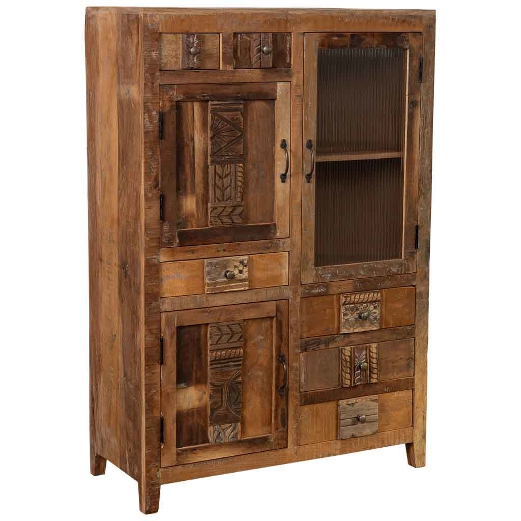 Wanderlust  Vitrina De Madera Natural 100X43x148 , Leroy Merlin