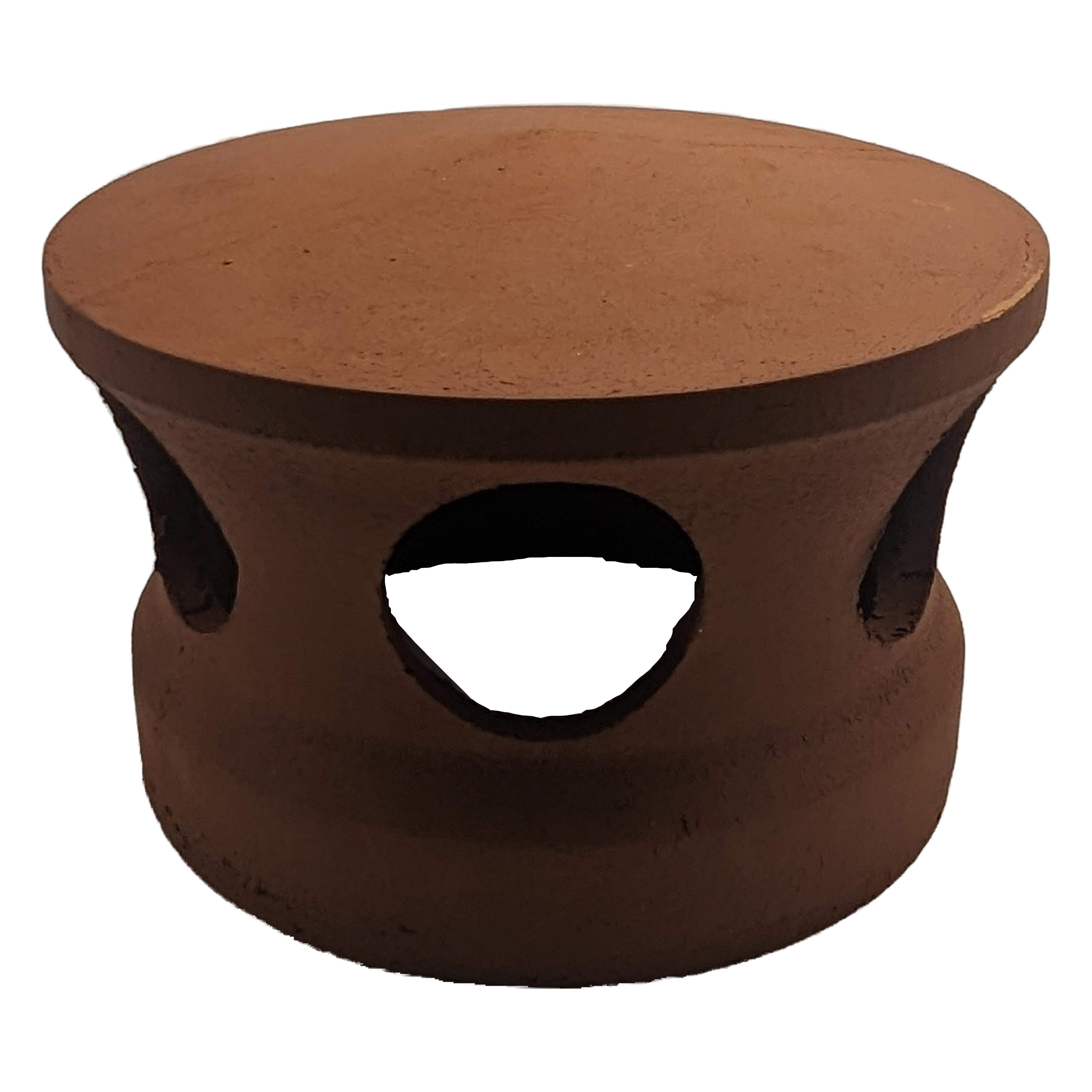 Lanterne de toiture en terre cuite rouge, Chapeau pour tuile à douille, Passage tuyau d 150 mm - 2