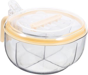 HOME-X Saliera E Pepiera Tascabile, Contenitore Doppio Trasparente, Set Da 2, Misura 5,1x3,8x1,9 Cm, Lavabile In Lavastoviglie - 4