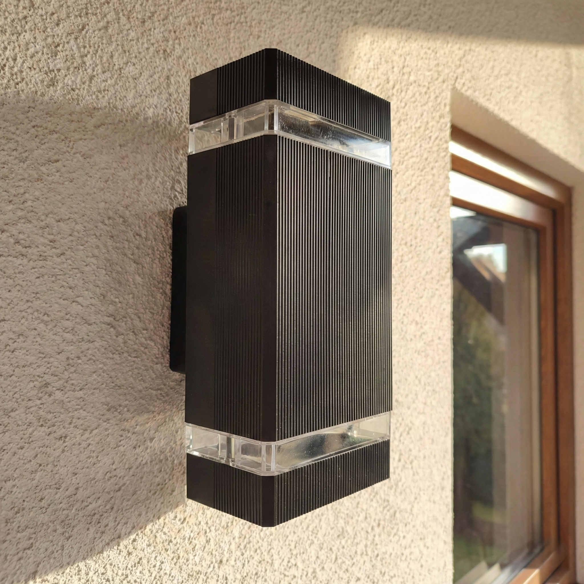 Oprawa architektoniczna Hana 2x GU10 LED 23cm IP65 120° kinkiet lampa na zewnątrz antracytowa MasterLED - 6