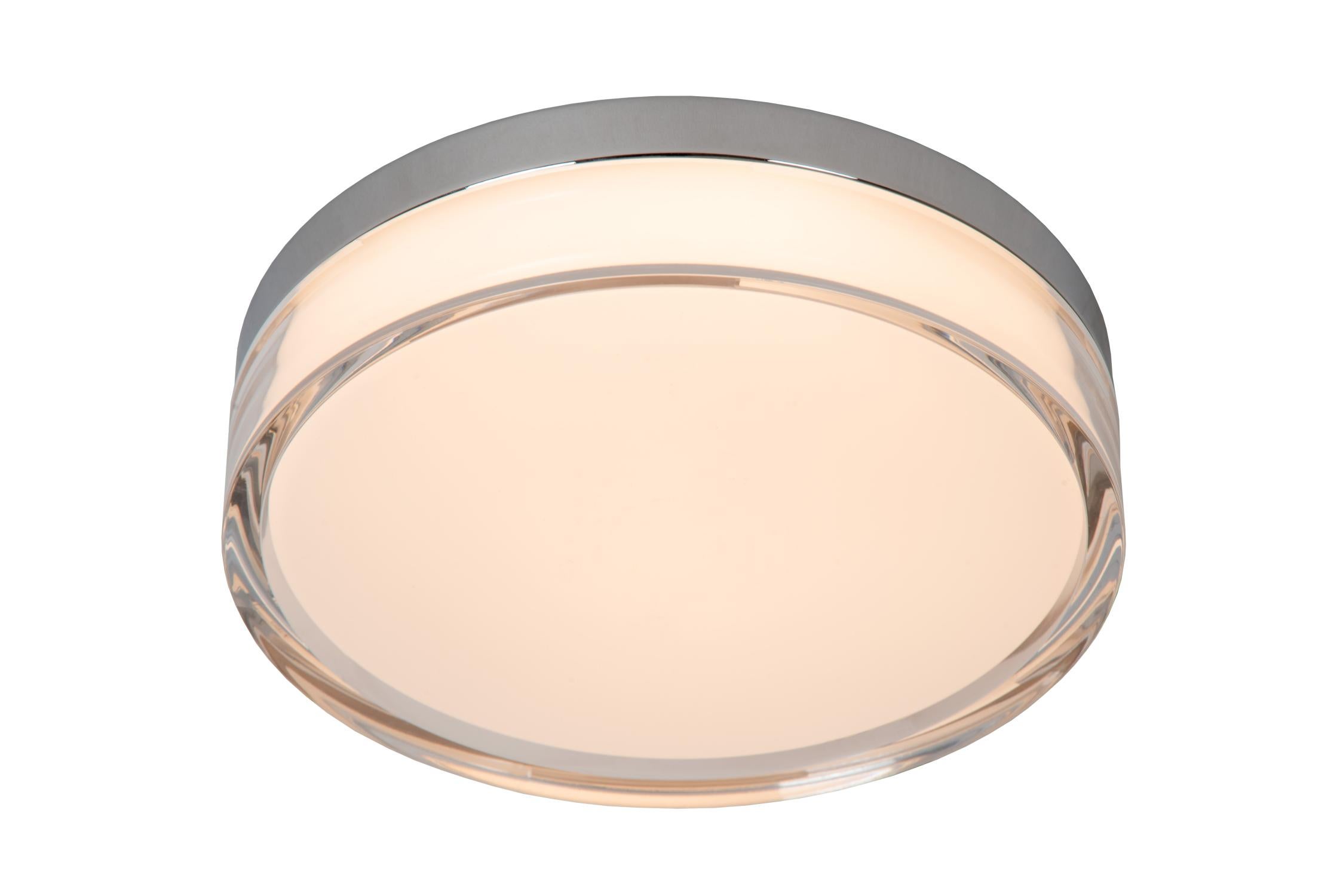 Lucide PLANO - Plafonnier Salle de bains - Ø 23 cm - LED Dim. - CCT