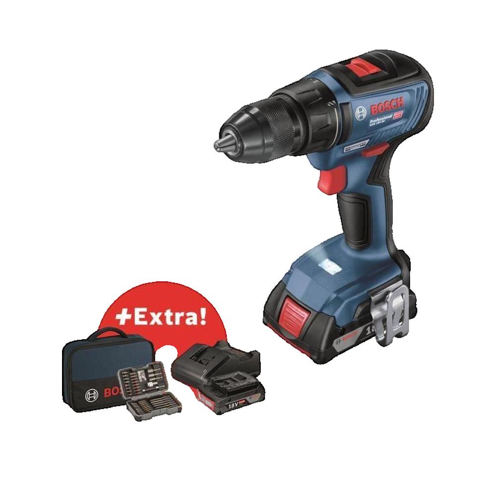 Wiertarko-wkrętarka Bosch GSR 18V-50 bezprzewodowa 18V 50 Nm
