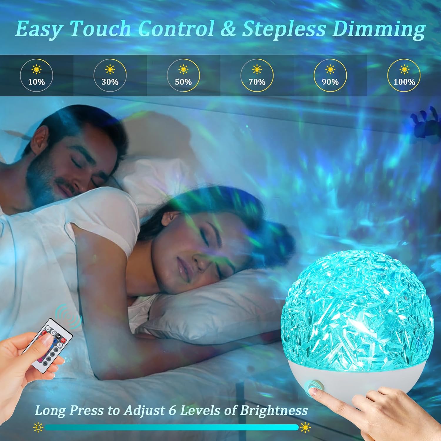 Projecteur Ciel Étoilé Galaxy, 16 couleurs LED, télécommande, décoration chambre/plafond, cadeau [Classe énergétique A] - 3