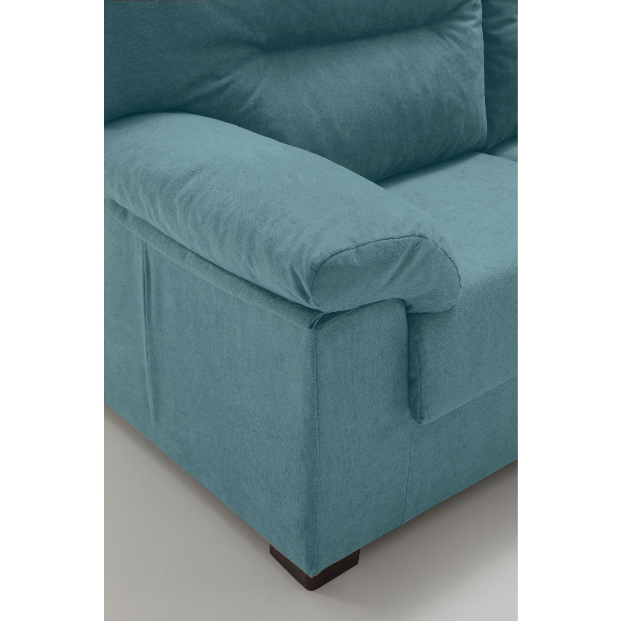 Sofa odin 3 mas 2 plazas 185x89 cm tejido con sistema acualine desenfundable turquesa tanuk