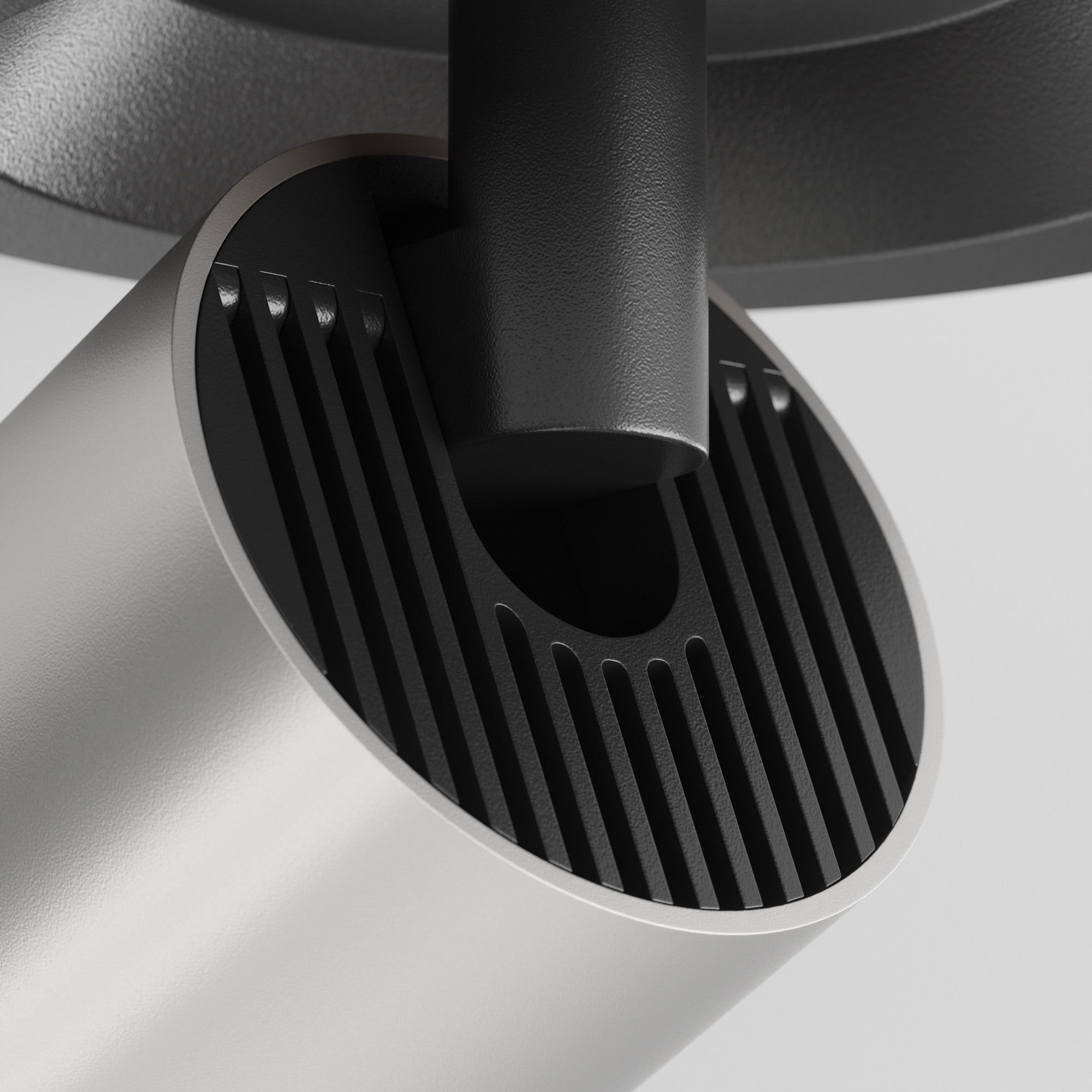 Oprawa sufitowa wpuszczana Focus S czarno-szara 1xGU10x10W okrągła ruchoma IP20 wym: 12,3 x 5,2 x 5,2 cm aluminium Maytoni - 3