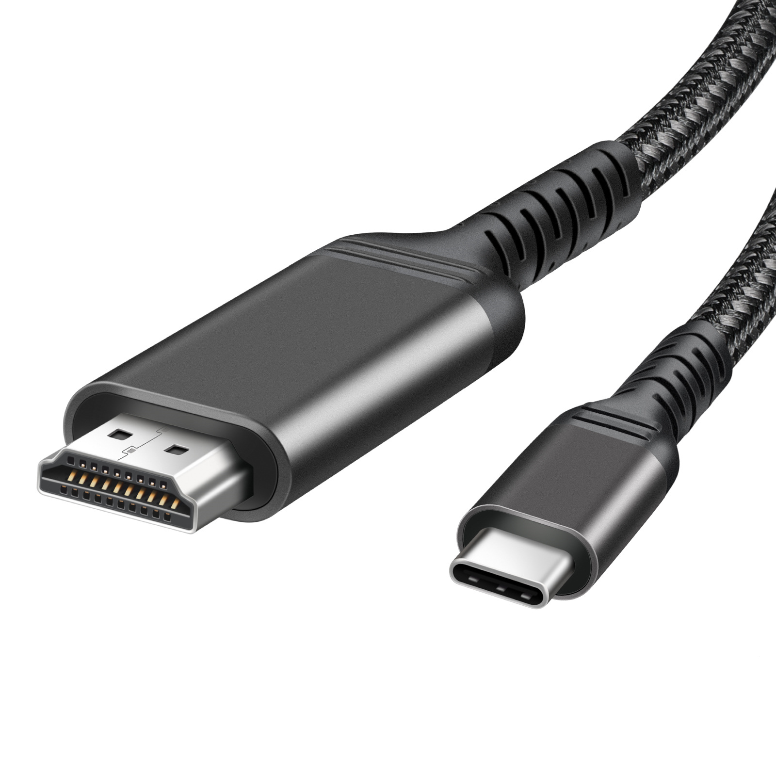 Cavo Compatibile Da Tipo C A HDMI Convertore USB C Adattatore Cavo USB 3.1 HD 4K Per MacBook Chromebook Samsung - Foto 8
