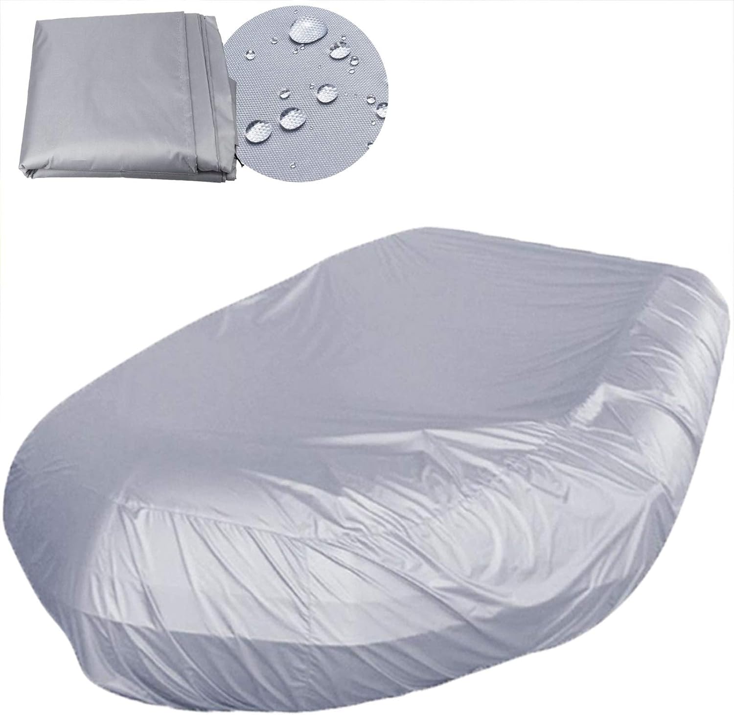 Pokrowiec na ponton, chroniący przed słońcem (szary, 270 x 165 x 46 cm)