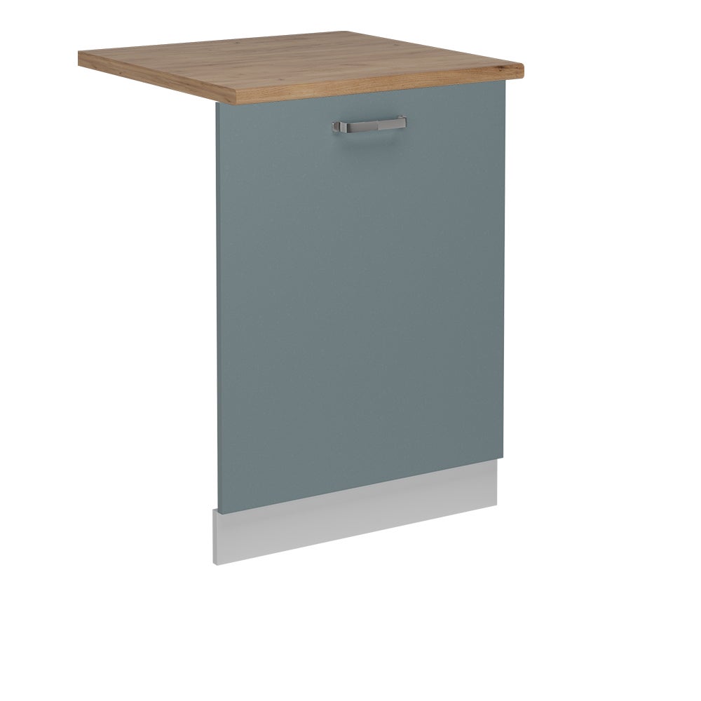 Vicco Panel przedni zmywarki R-Line, Niebiesko-szary, 60 cm , BP Dąb