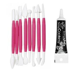 Osuter 12PCS Tappetino per Pasta di Zucchero Plastica Stampo Pizzo