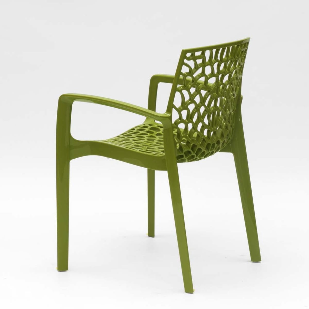 Chaise en polypropylène accoudoirs jardin café Grand Soleil Gruvyer Arm - 3