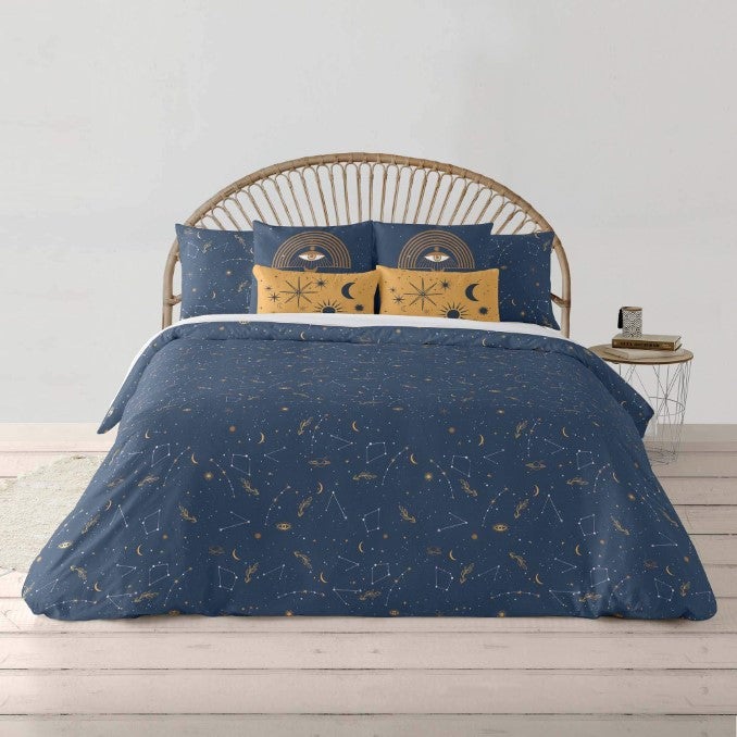 Housse de couette en coton avec boutons Camden - 140x200 cm - 4