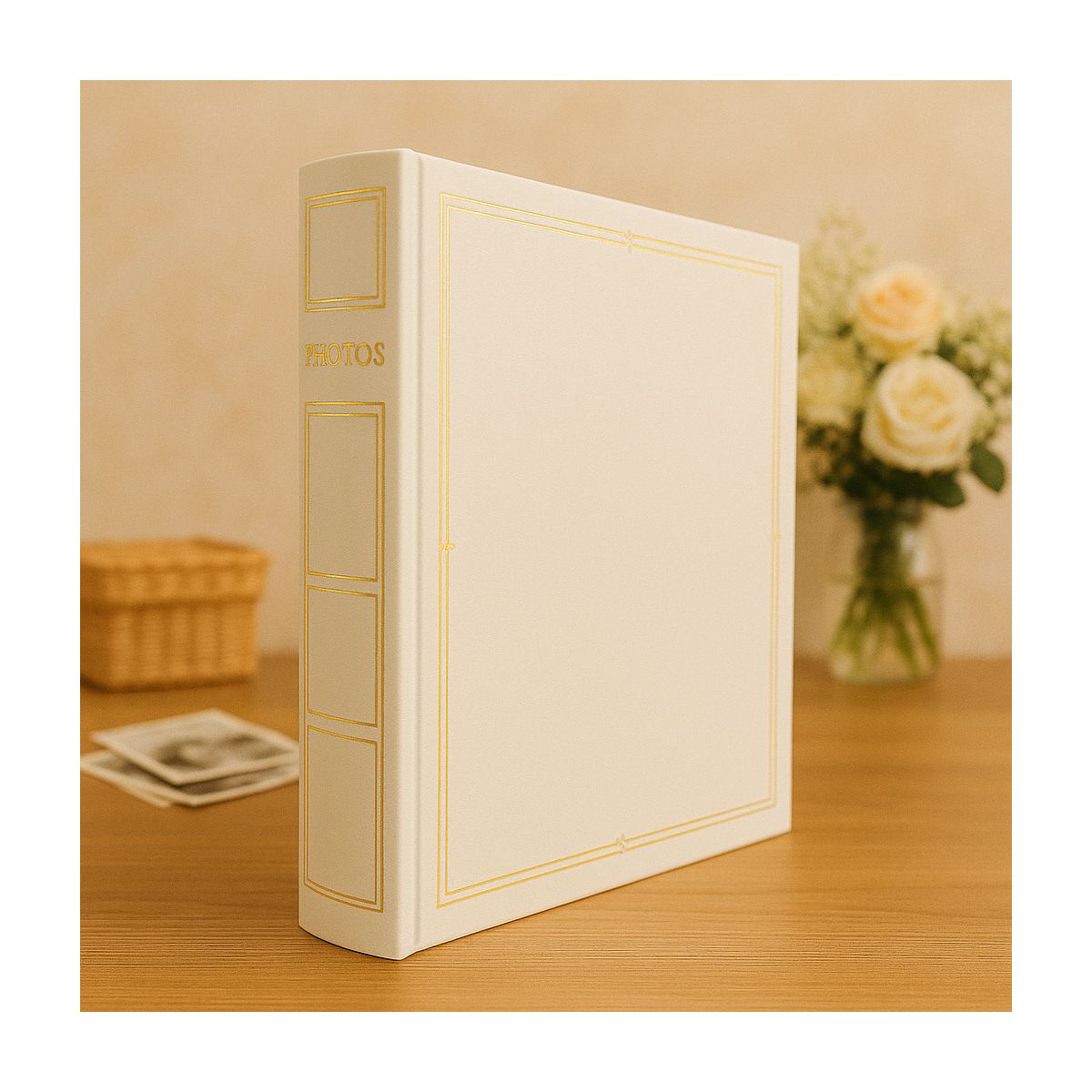 Album Photo Adhésif Album Photo Zusentee 26x27cm - 40 Pages Adhésives - Couverture Lin - DIY Scrapbooking Cadeau Album Scrapbooking