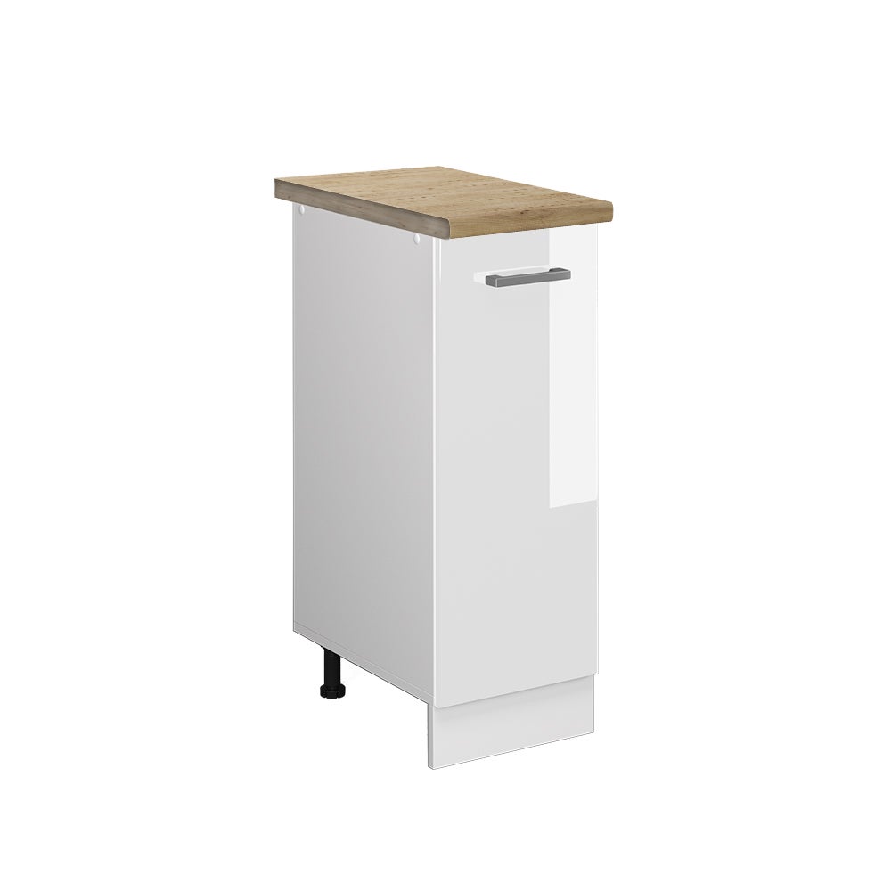 Vicco Szafka apteczna R-Line, Biały wysoki połysk, 30 cm , BP Dąb