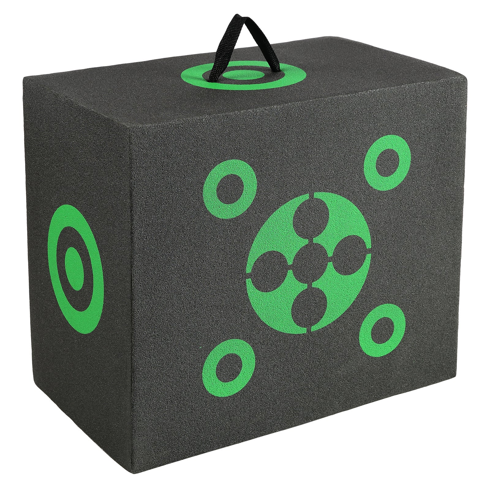 Support Cible Tir à L'Arc Portable Jojomino - XPE Noir - 50cm