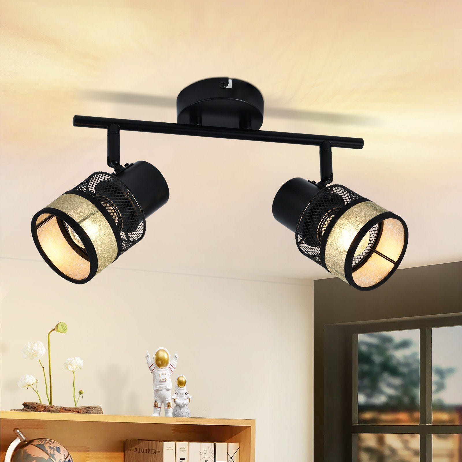 iDEGU 3 Luci Lampadario a sospensione moderno a Forma di Cubo Stile Geometrico E27 Lampada da Soffitto Vintage in Metallo per camera, soggiorno, sala da pranzo - 16cm (Nero, 30CM Base iDEGU 3 Luci Lampadario a sospensione moderno a Forma di Cubo Stile Geometrico E27 Lampada da Soffitto Vintage in Metallo per camera, soggiorno, sala da pranzo - 16cm (Nero, 30CM Base