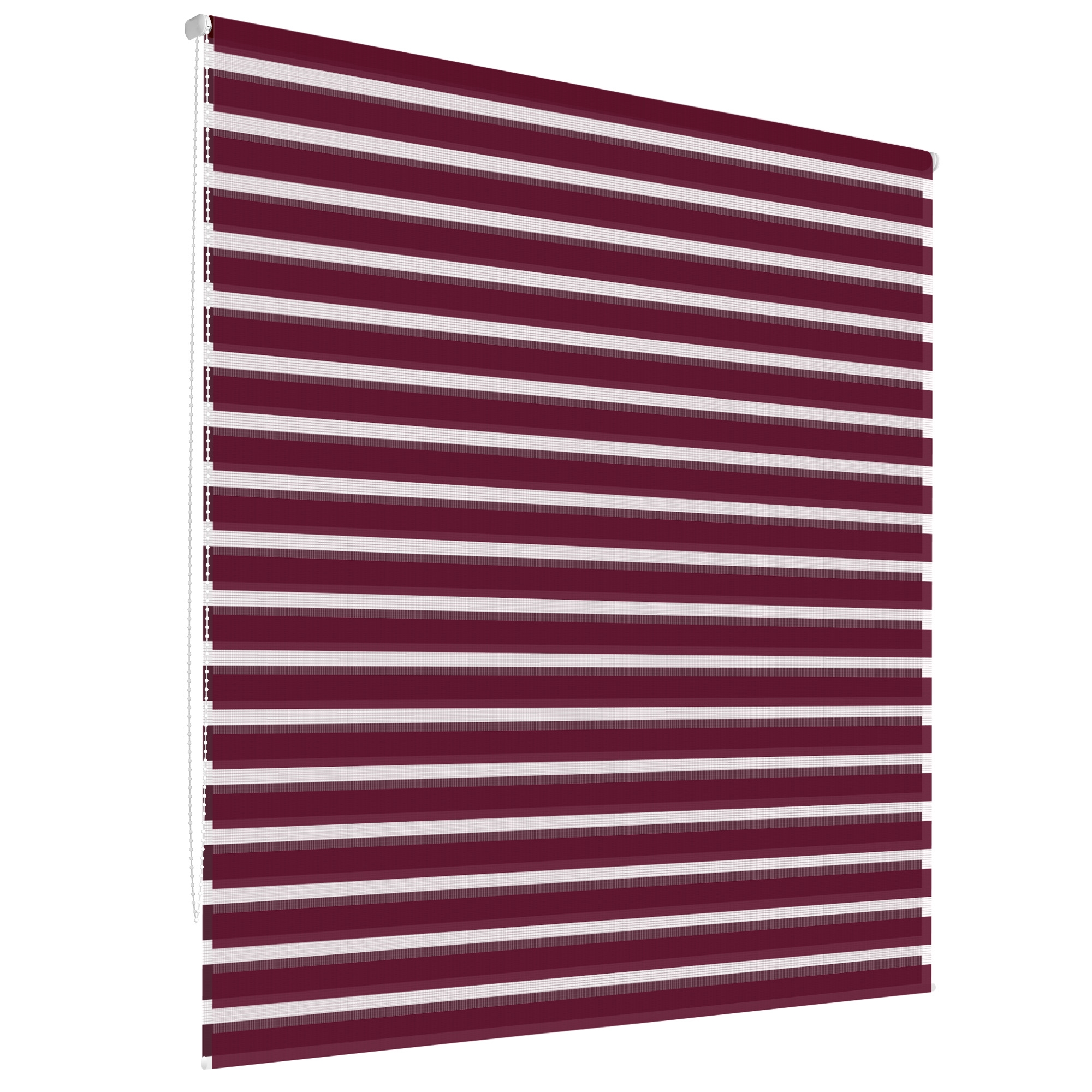 Ecd germany persiana doble 70 x 230 cm - color rojo burdeos - klemmfix - fácil instalación incluye material de montaje - protección solar y privacidad