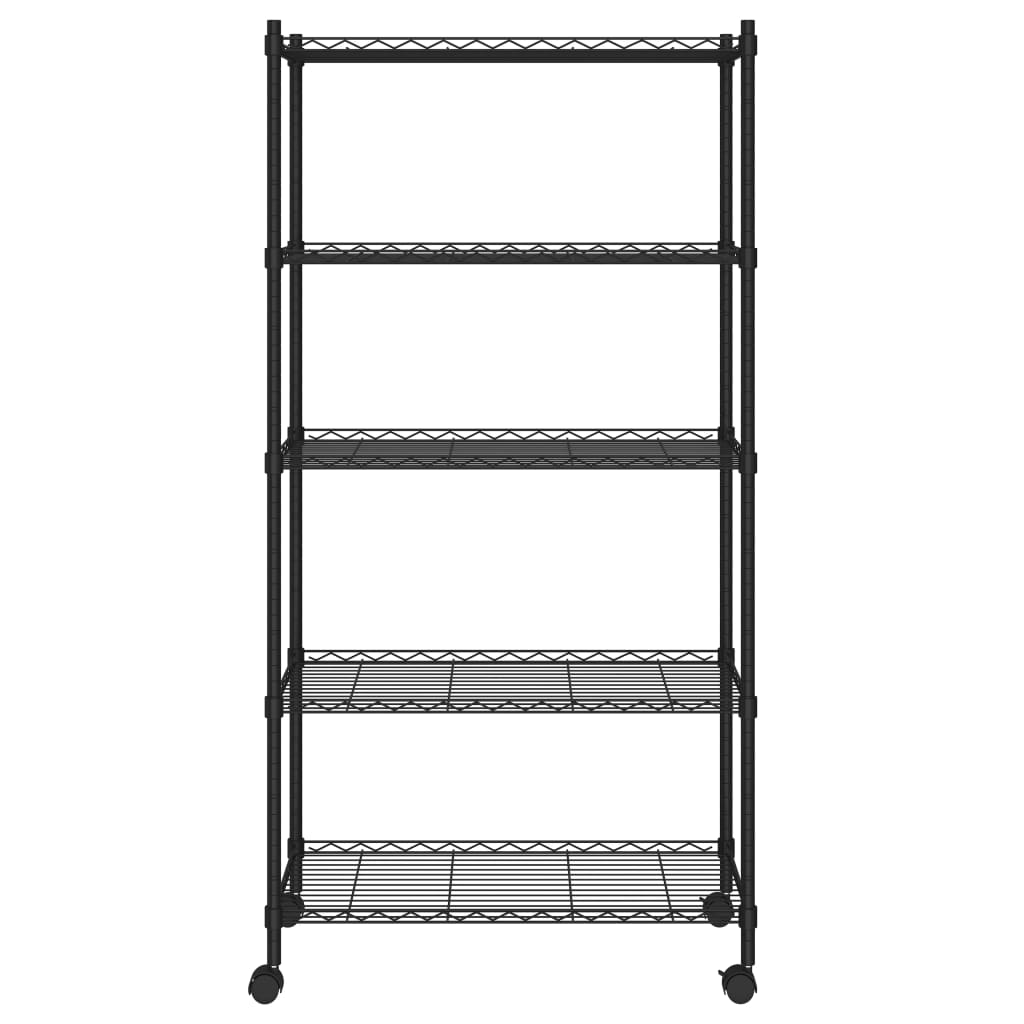5,07 m Scaffalatura con 6 Ripiani, Profondità 30 cm, Altezza 2,5 m